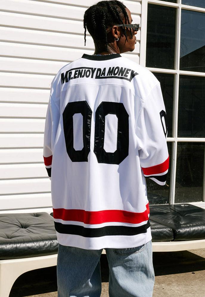 Mr Enjoy Da Money Ice Hockey Uniform T-Shirt