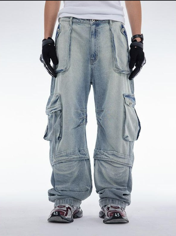 Havanemone velfærd Stifte bekendtskab Cro World Faded Cargo Jeans