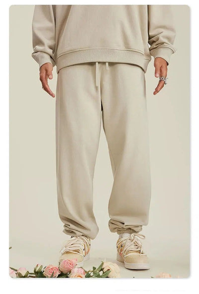 Straight Cuff Sweatpants Korean Street Fashion Pants By Thrived Basics Shop Online at OH Vault