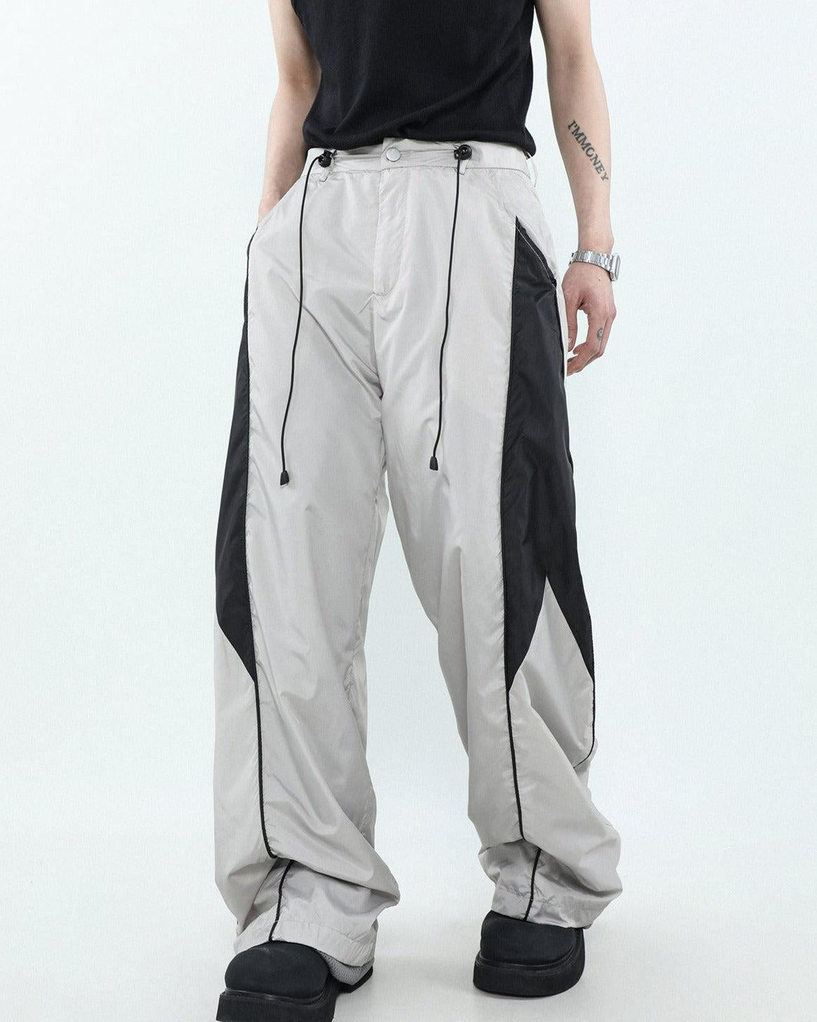 Mr. Nearly Contrast Waistband Pants