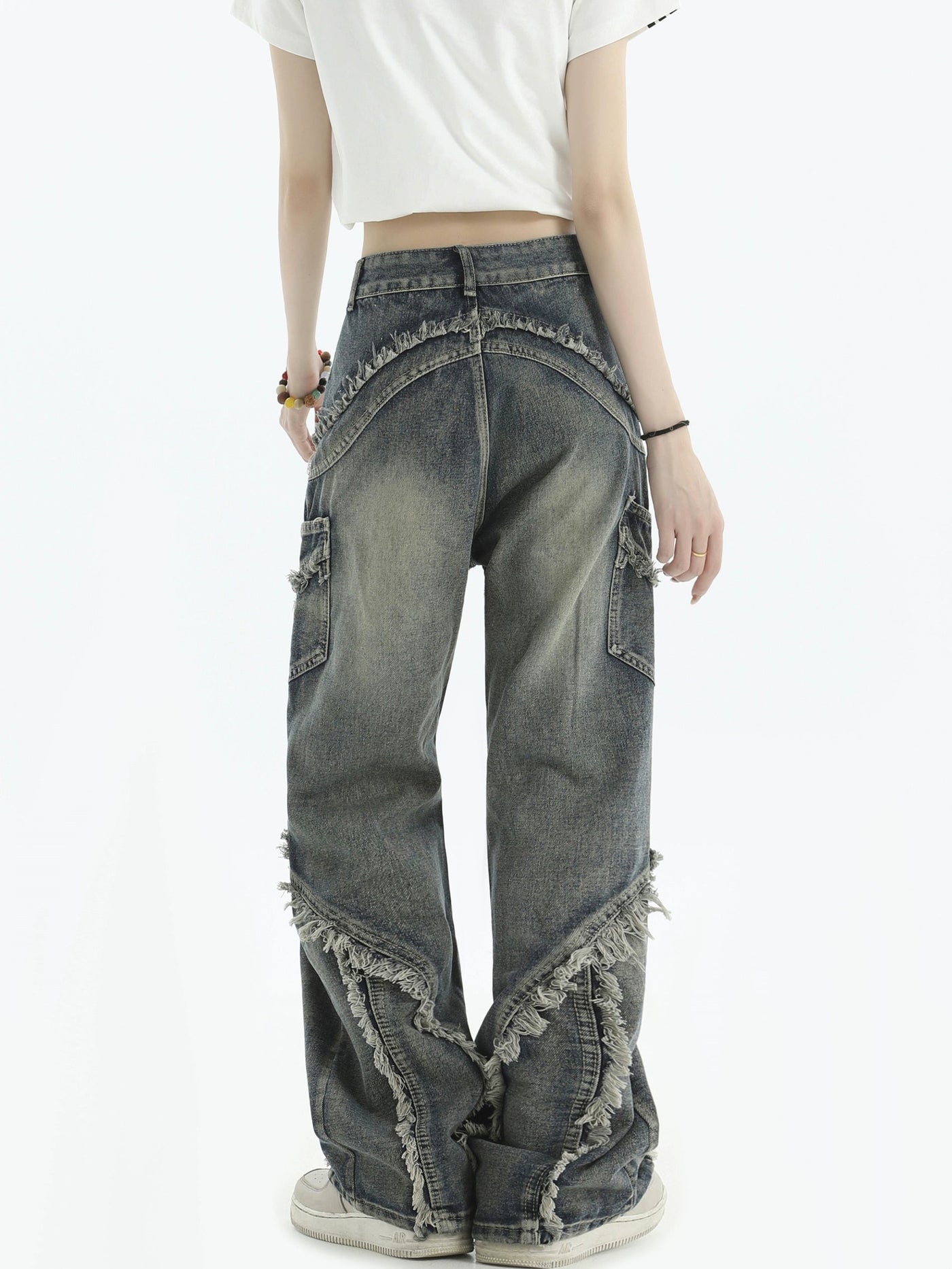 Washed Classic Style Korean Street Fashion Jeans By INS Korea Shop Online at OH Vault