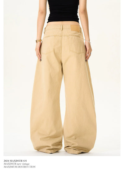 Irregular Big Pocket Wide Pants Korean Street Fashion Pants By MaxDstr Shop Online at OH Vault