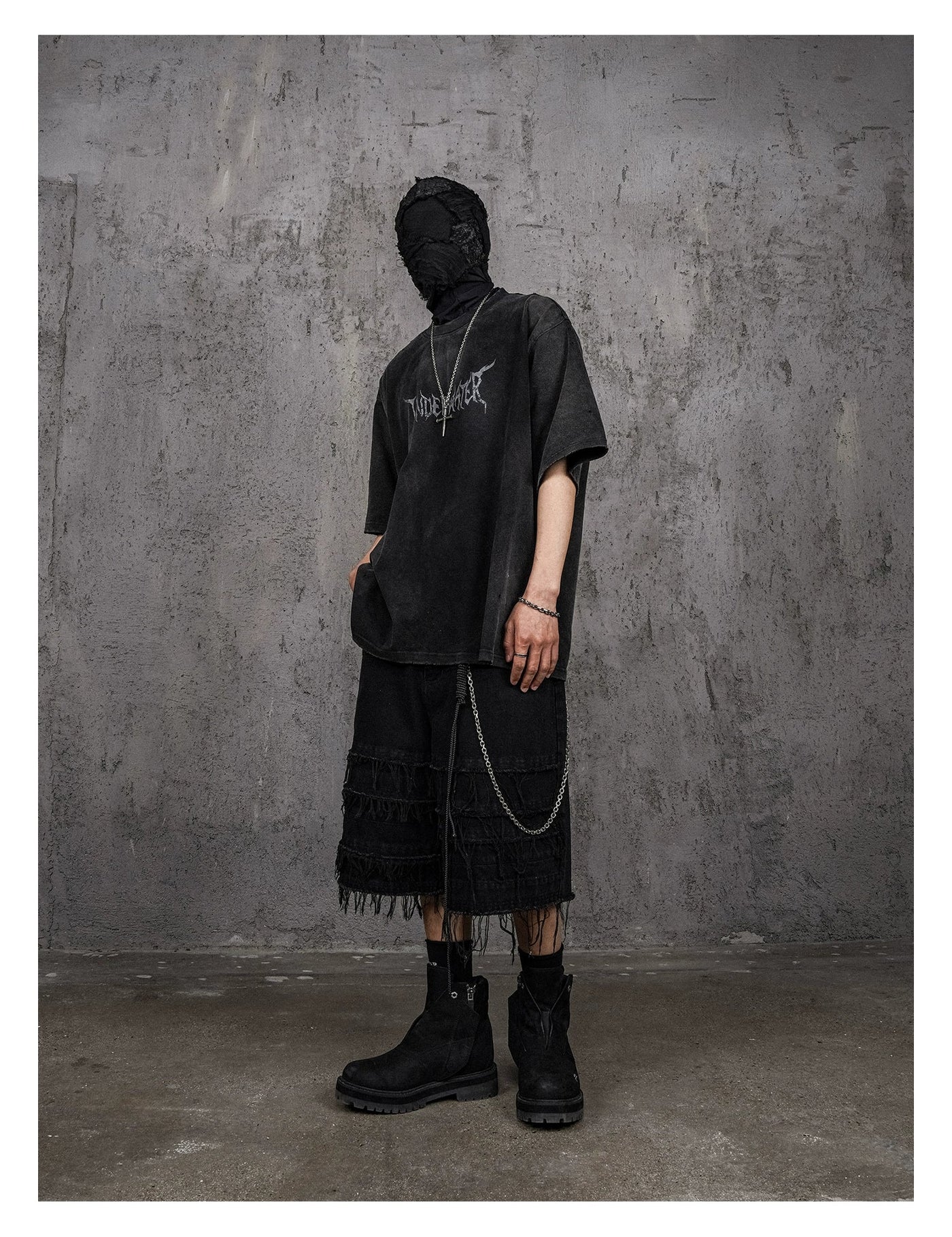Grunged and Washed T-Shirt Korean Street Fashion T-Shirt By Underwater Shop Online at OH Vault