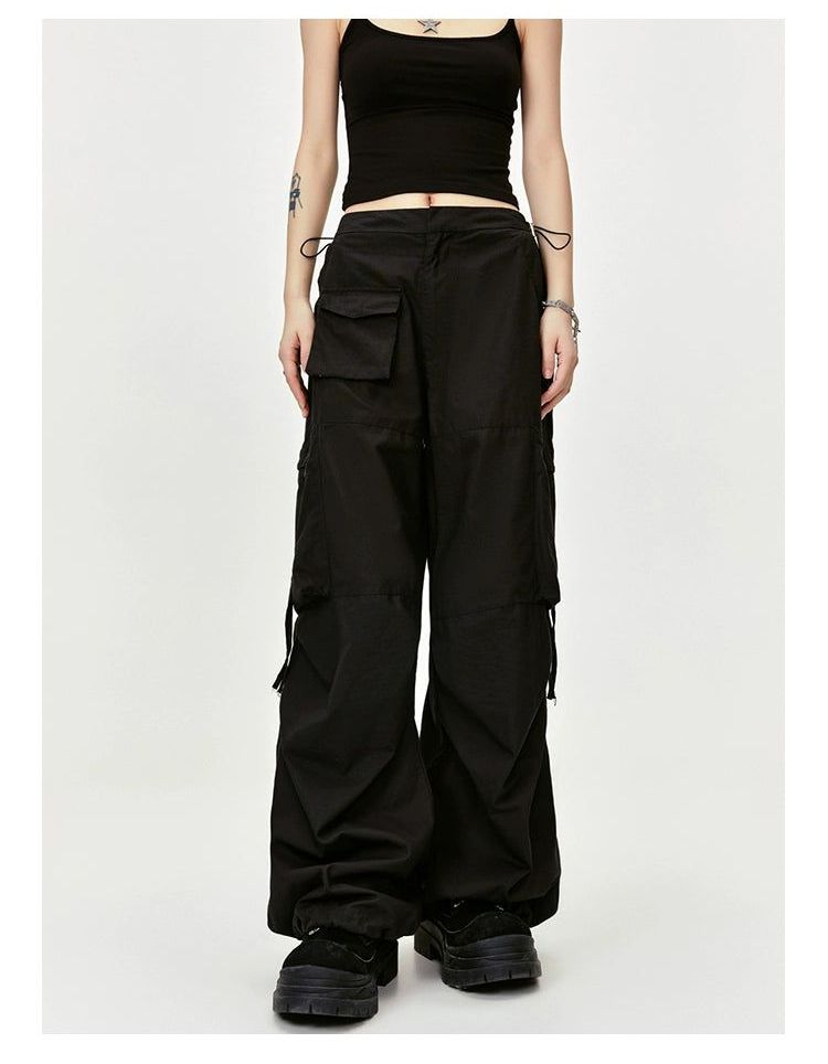 Loose Fit Cuffs Cargo Pants Korean Street Fashion Pants By Made Extreme Shop Online at OH Vault