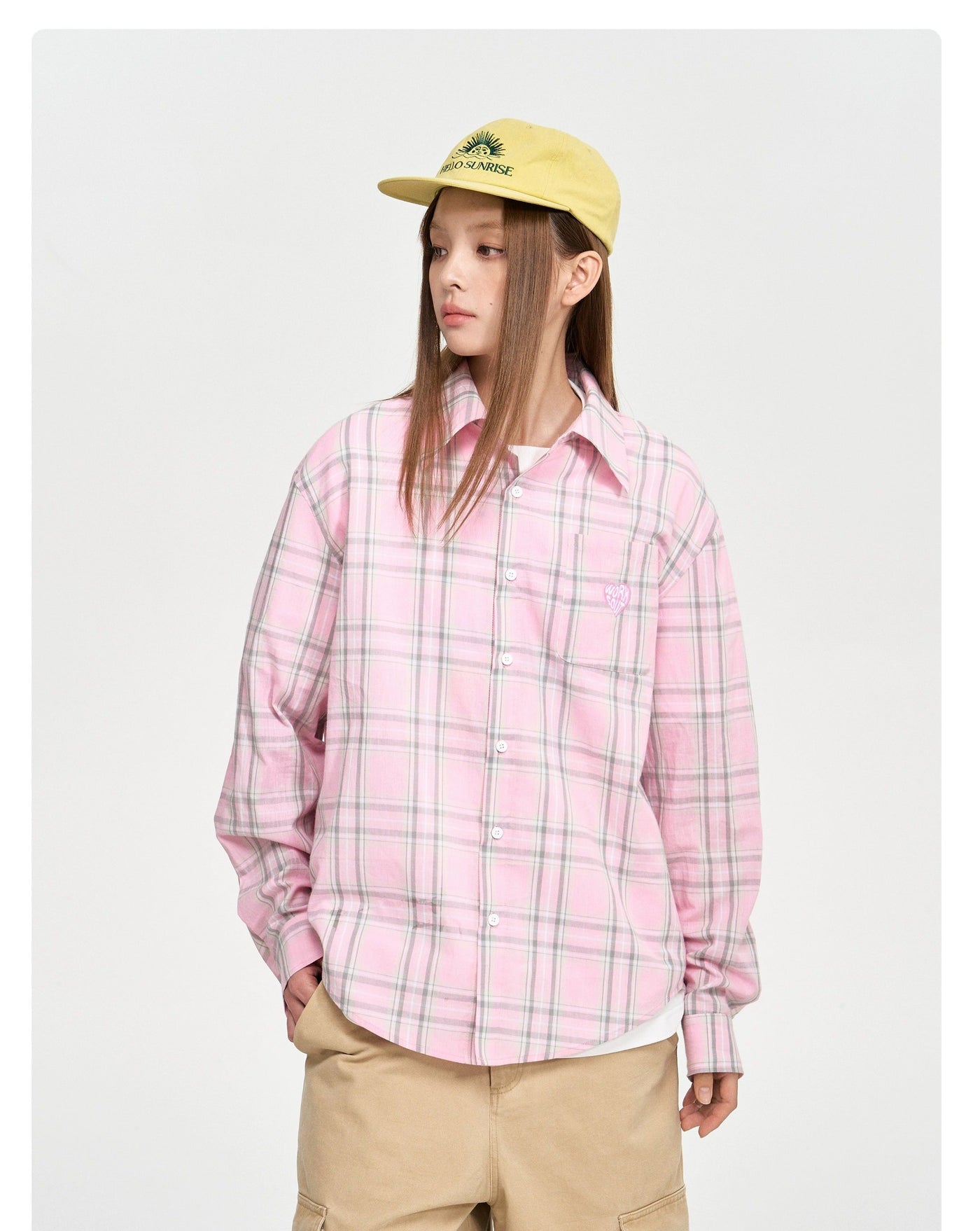 Plaid Style Basic Shirt Korean Street Fashion Shirt By WORKSOUT Shop Online at OH Vault