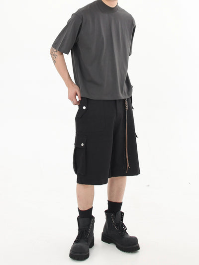 Larnyard Oversized Pocket Cargo Shorts Korean Street Fashion Shorts By Blacklists Shop Online at OH Vault