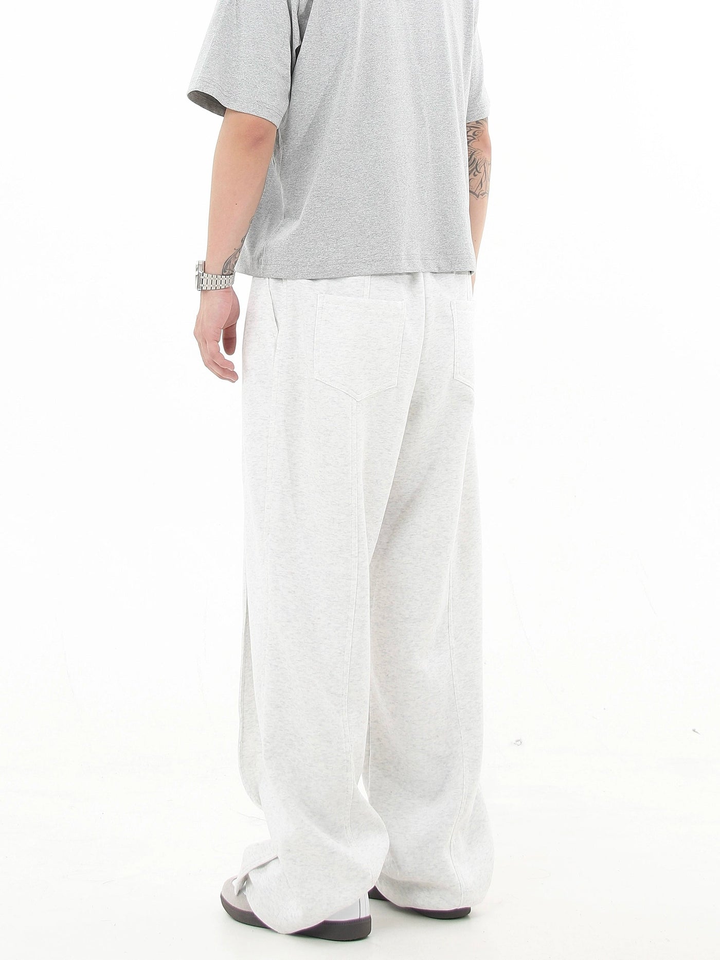 Spliced Drawstring Sweatpants Korean Street Fashion Pants By Blacklists Shop Online at OH Vault
