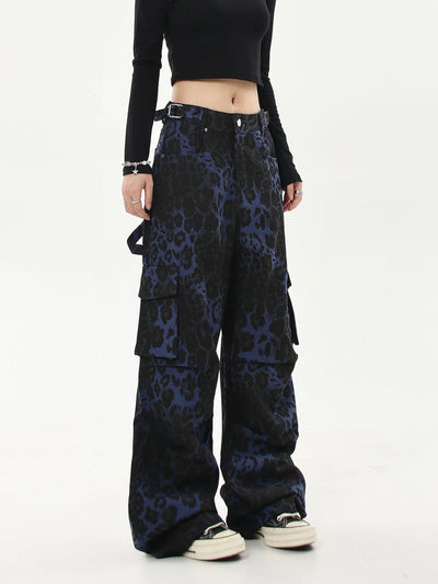 Leopard Print Cargo Pants Korean Street Fashion Pants By Blacklists Shop Online at OH Vault