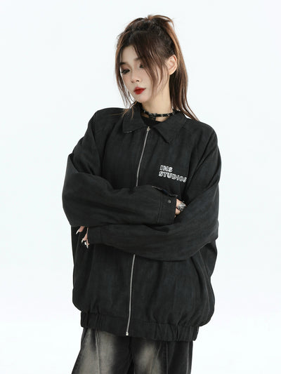 Reversible Plaid Collared Jacket Korean Street Fashion Jacket By INS Korea Shop Online at OH Vault