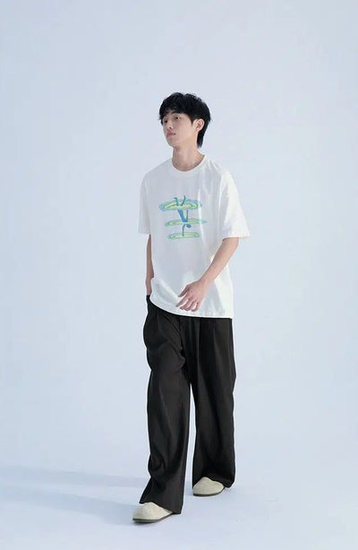 Tumbling Man Silhouette T-Shirt Korean Street Fashion T-Shirt By Mentmate Shop Online at OH Vault