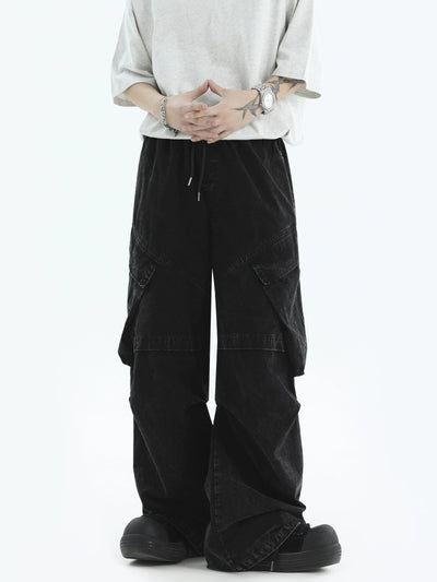 Tilted Pockets Cargo Pants Korean Street Fashion Pants By INS Korea Shop Online at OH Vault