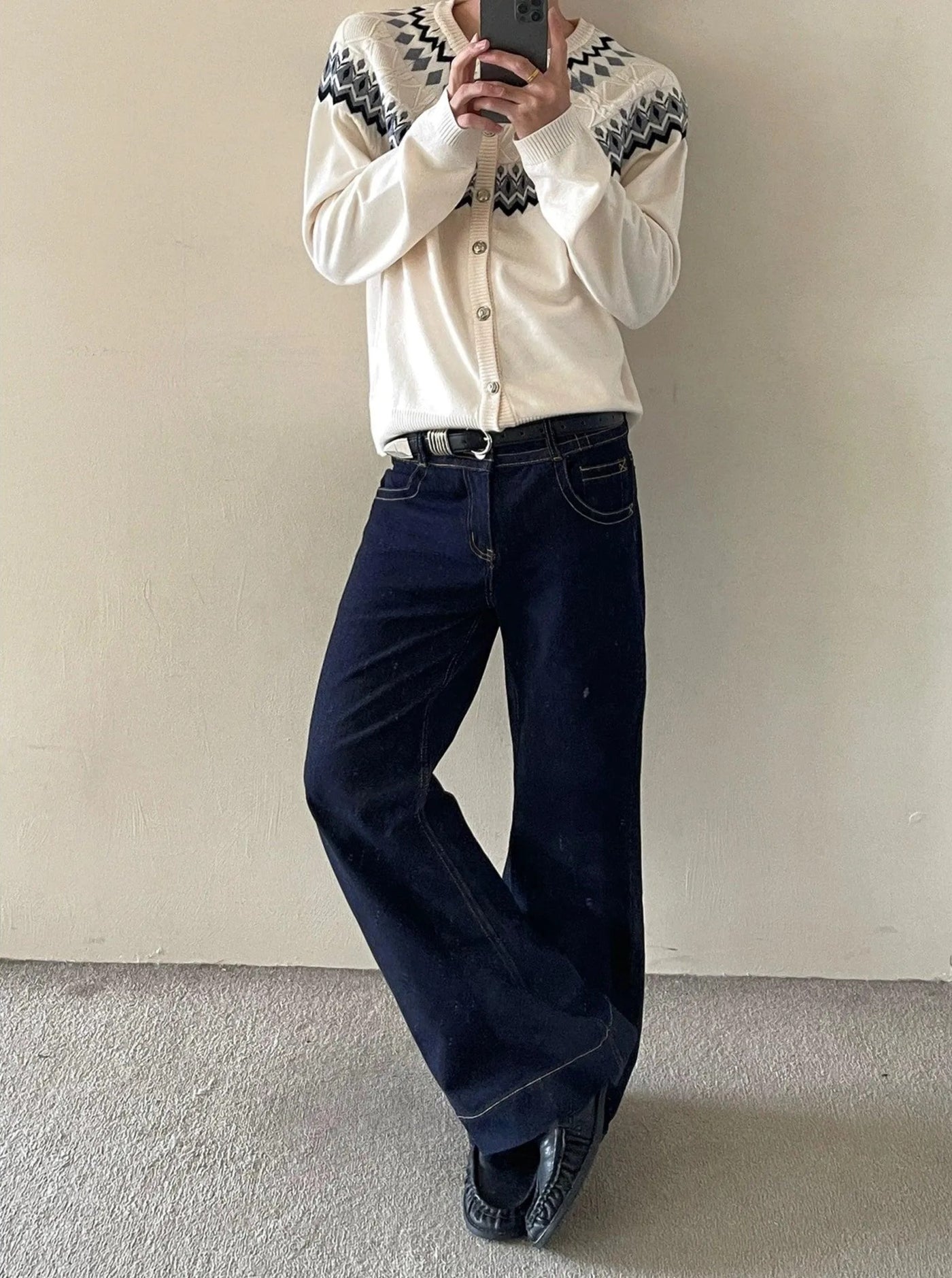 Top-Stitching Straight Leg Jeans Korean Street Fashion Jeans By MaxDstr Shop Online at OH Vault