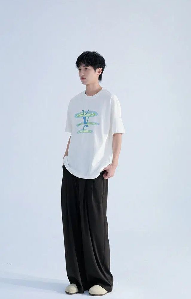 Tumbling Man Silhouette T-Shirt Korean Street Fashion T-Shirt By Mentmate Shop Online at OH Vault