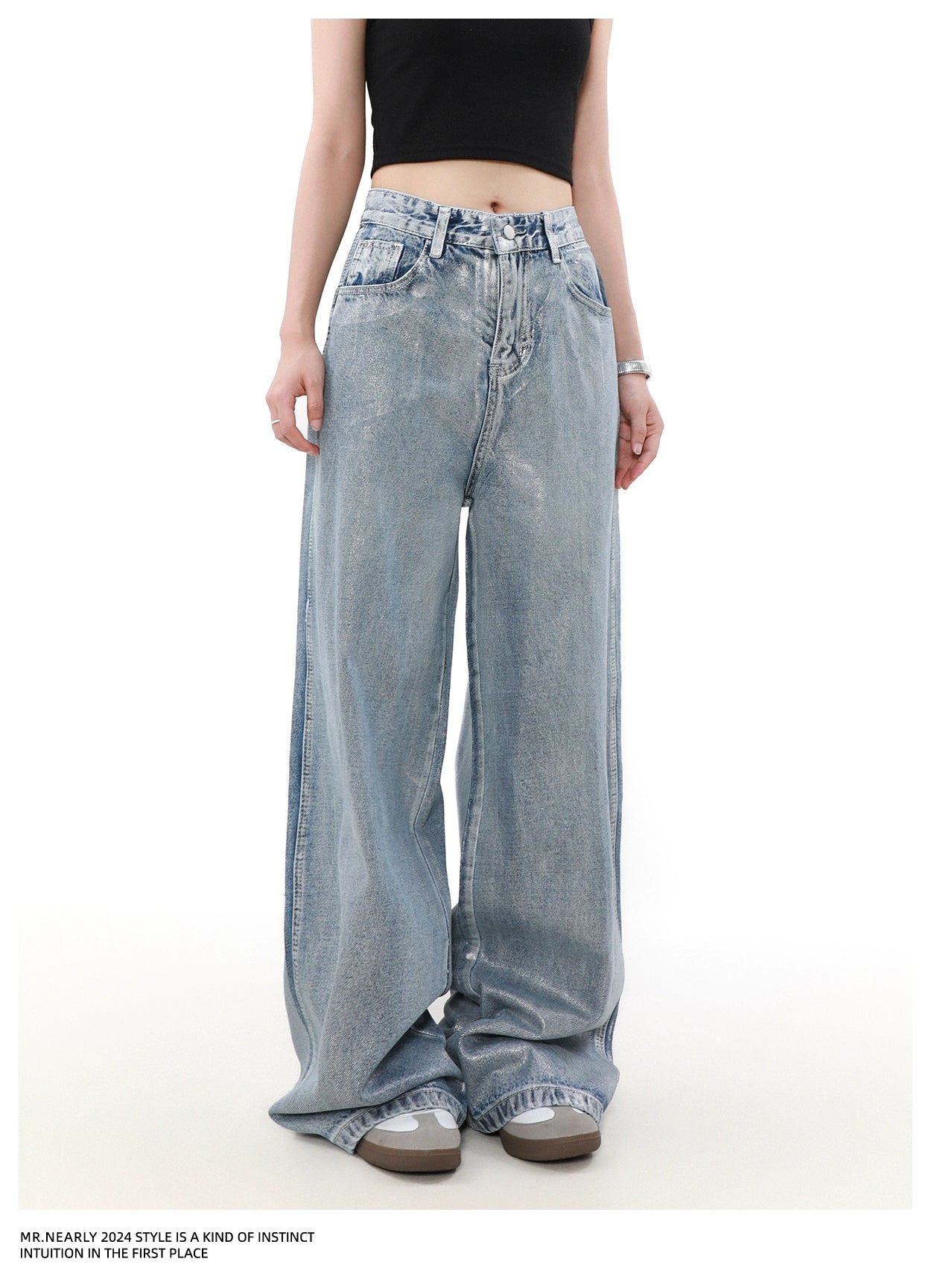 Faded Paint Splashed Jeans Korean Street Fashion Jeans By Mr Nearly Shop Online at OH Vault