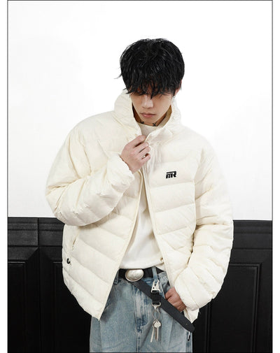 Sleek Light Weight Hooded Down Jacket Korean Street Fashion Jacket By Mr Nearly Shop Online at OH Vault