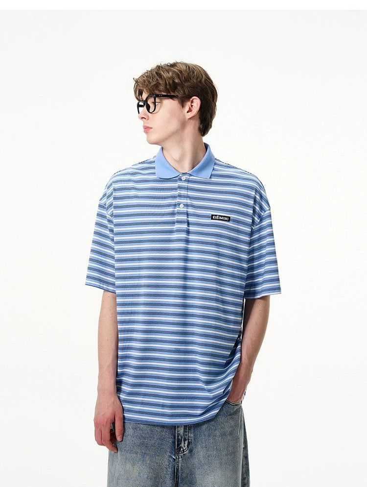 Classic Stripes Polo Korean Street Fashion Polo By Mad Witch Shop Online at OH Vault