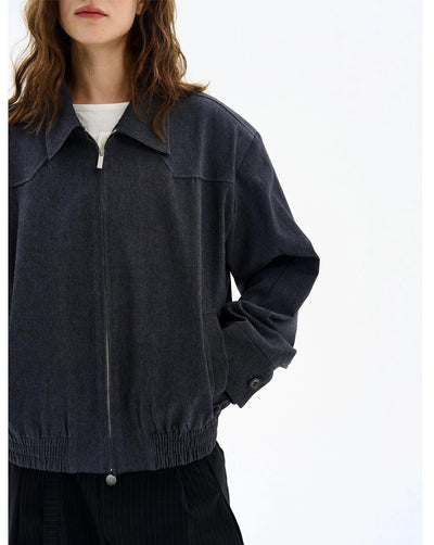 Side Pocket Harrington Jacket Korean Street Fashion Jacket By MaxDstr Shop Online at OH Vault