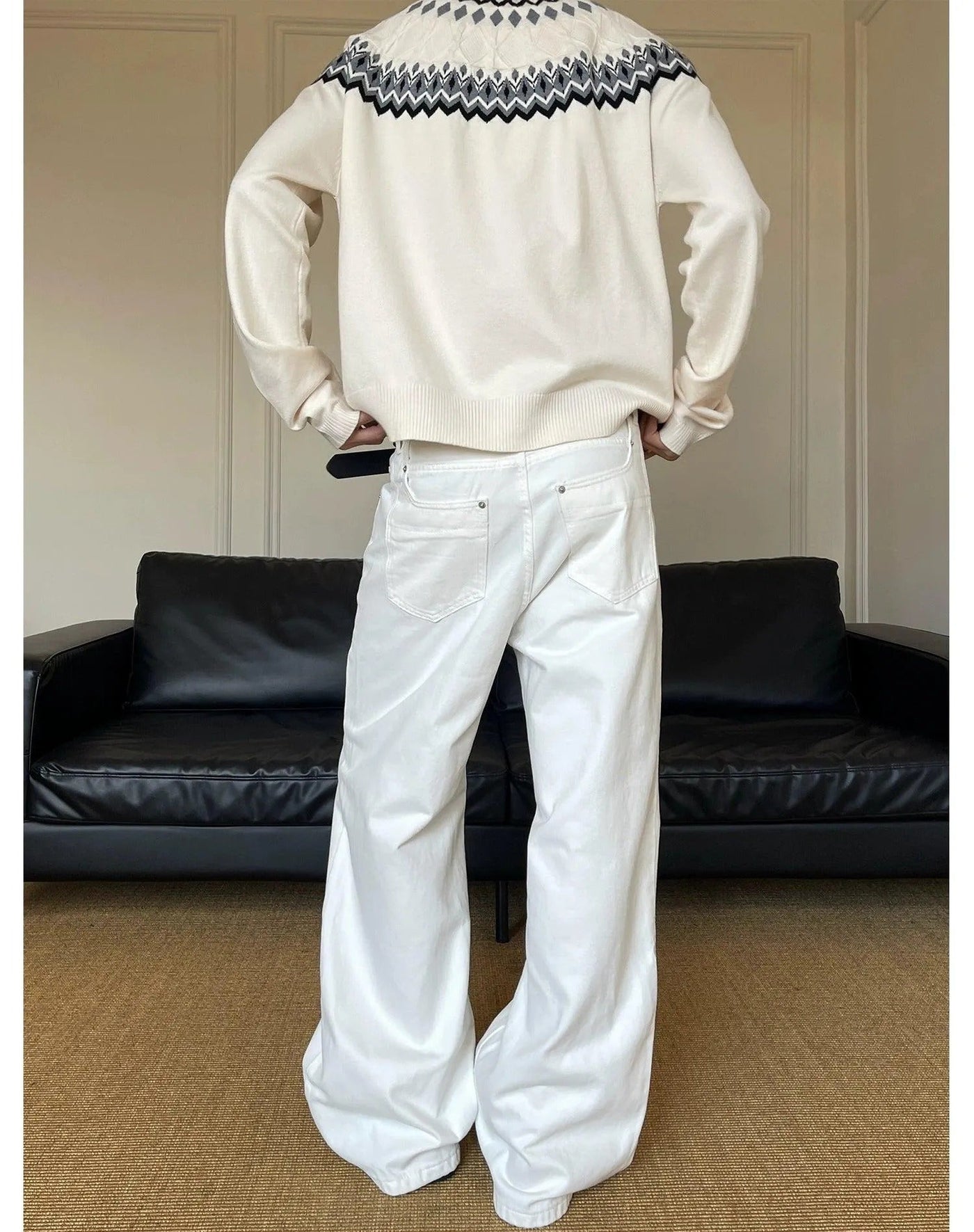 Solid Color Straight Leg Pants Korean Street Fashion Pants By MaxDstr Shop Online at OH Vault