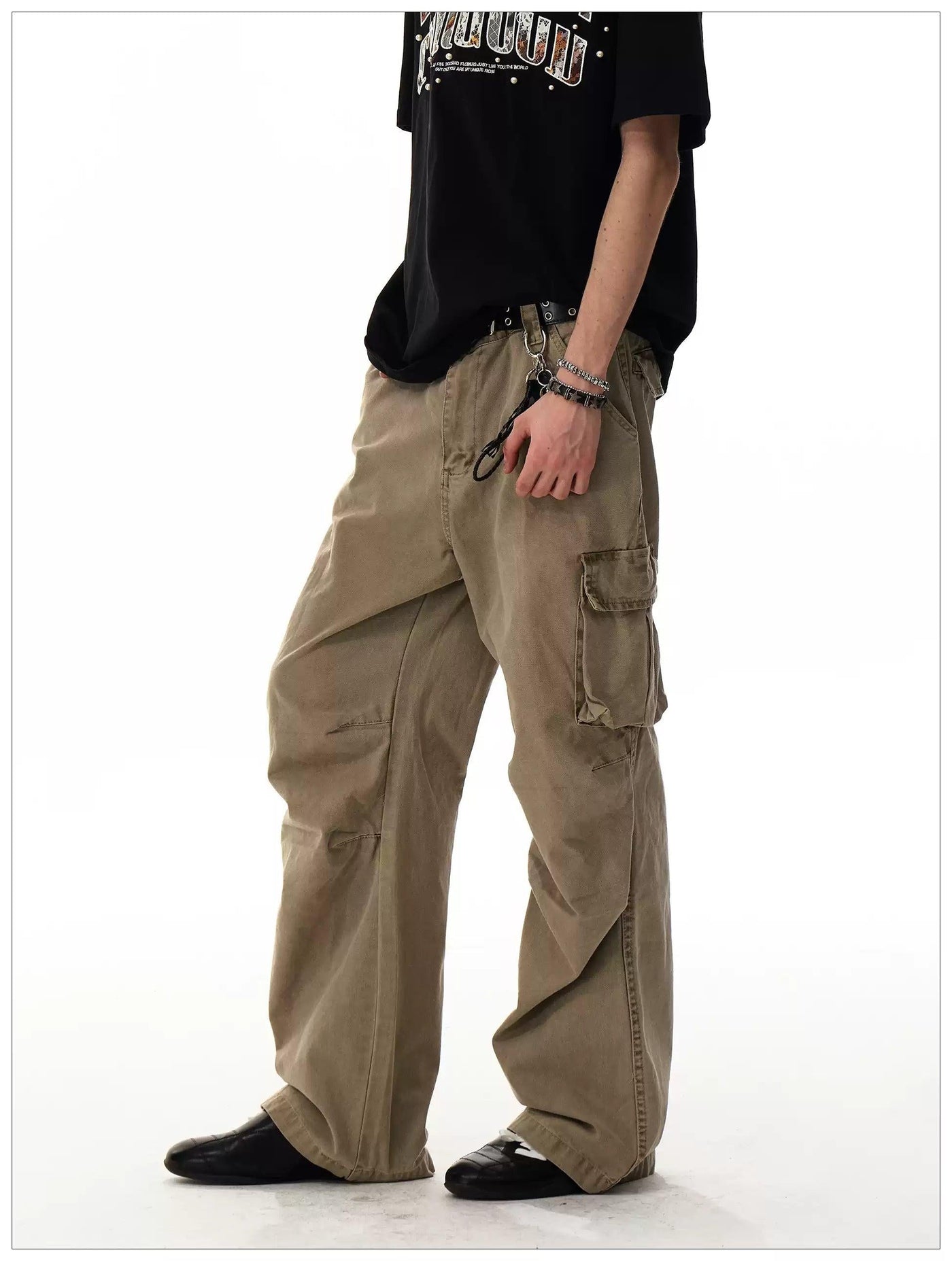 Workwear Style Cargo Jeans Korean Street Fashion Jeans By Mr Nearly Shop Online at OH Vault