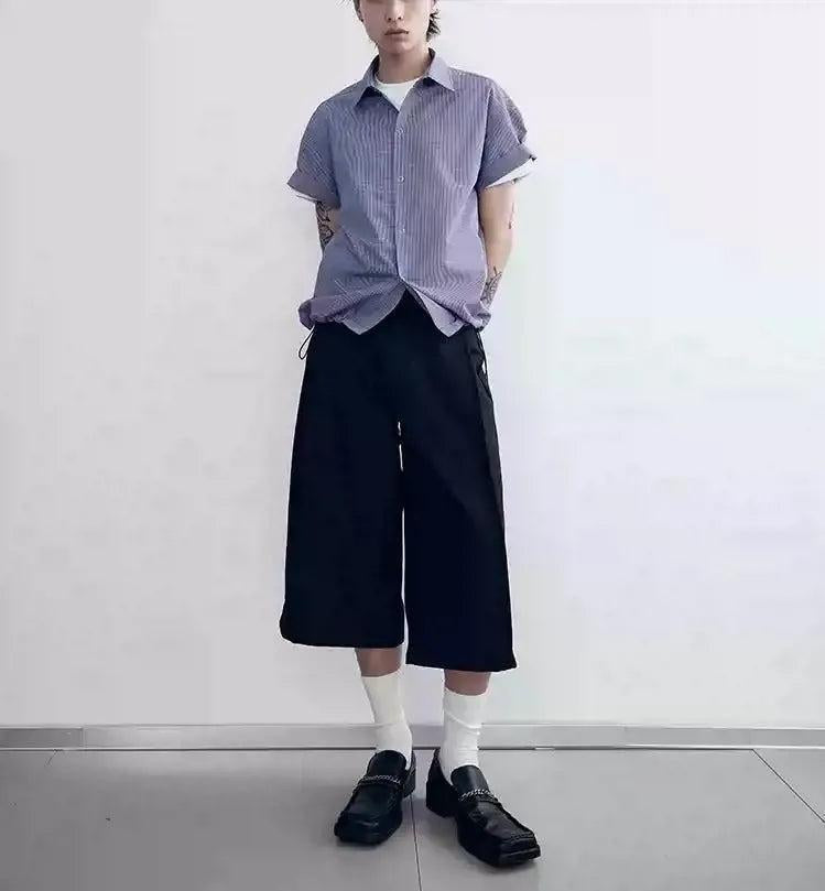 Clean Fit Plaid Buttoned Shirt Korean Street Fashion Shirt By In Knots Shop Online at OH Vault
