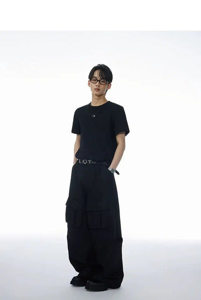 Thigh Flap Pocket Pants Korean Street Fashion Pants By Cro World Shop Online at OH Vault