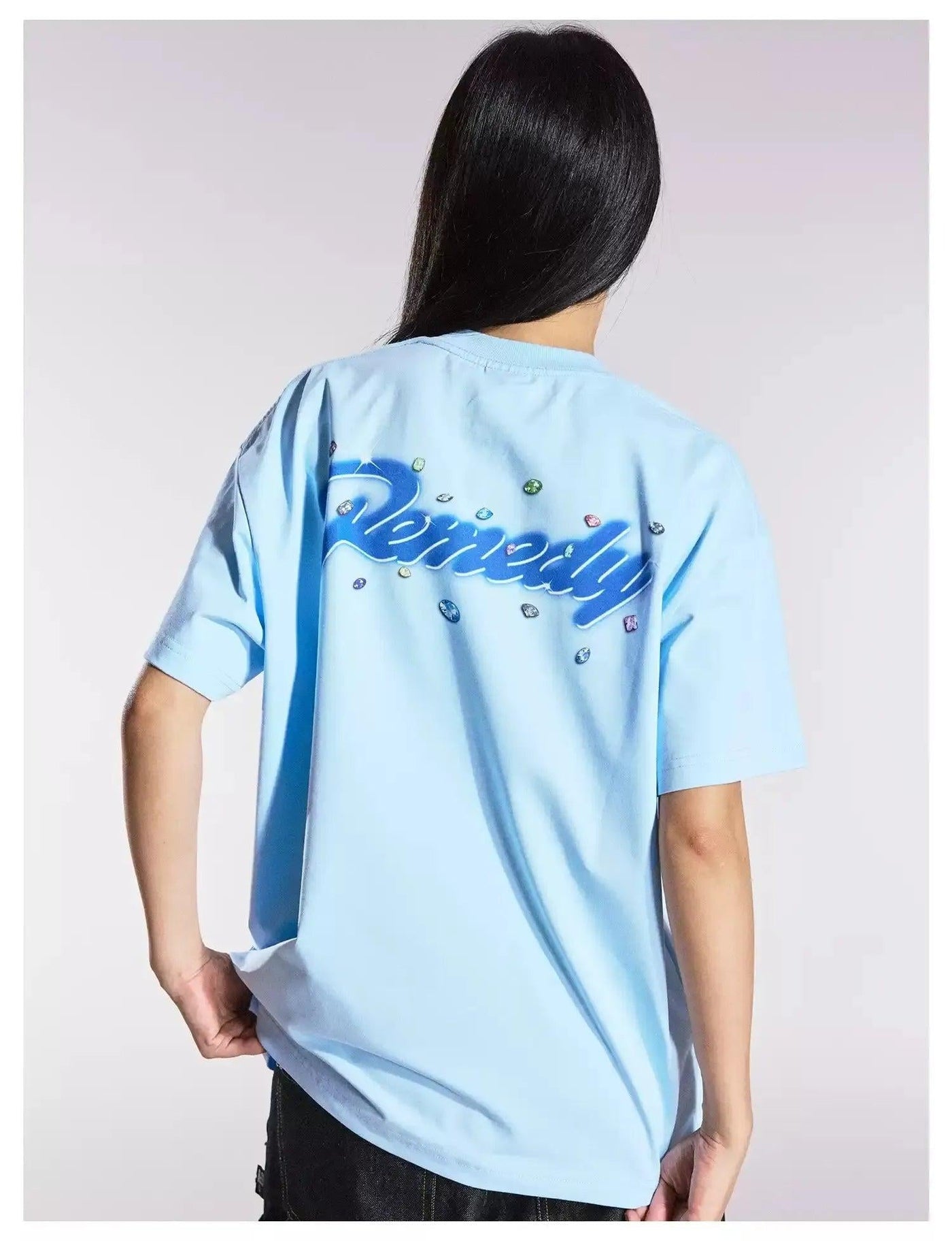 Basic Logo T-Shirt Korean Street Fashion T-Shirt By Remedy Shop Online at OH Vault