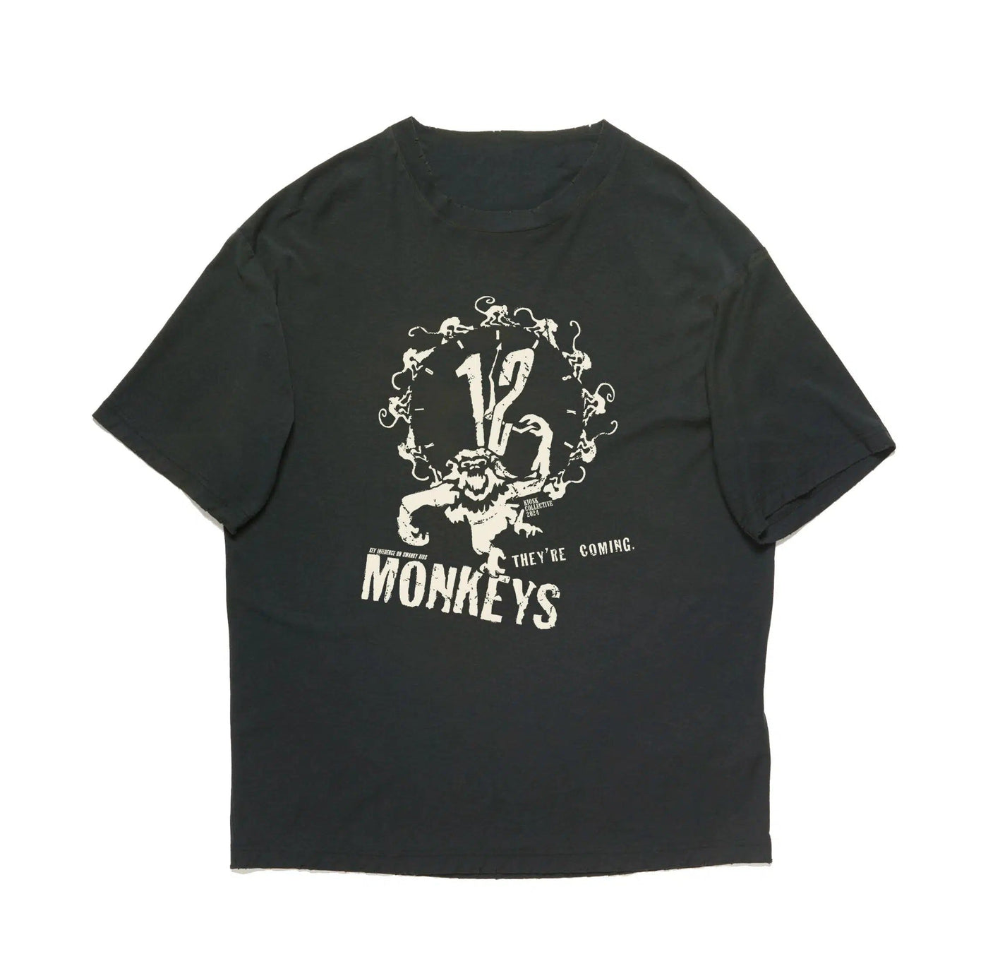 Monkeys Graphic T-Shirt Korean Street Fashion T-Shirt By Kiosk Shop Online at OH Vault