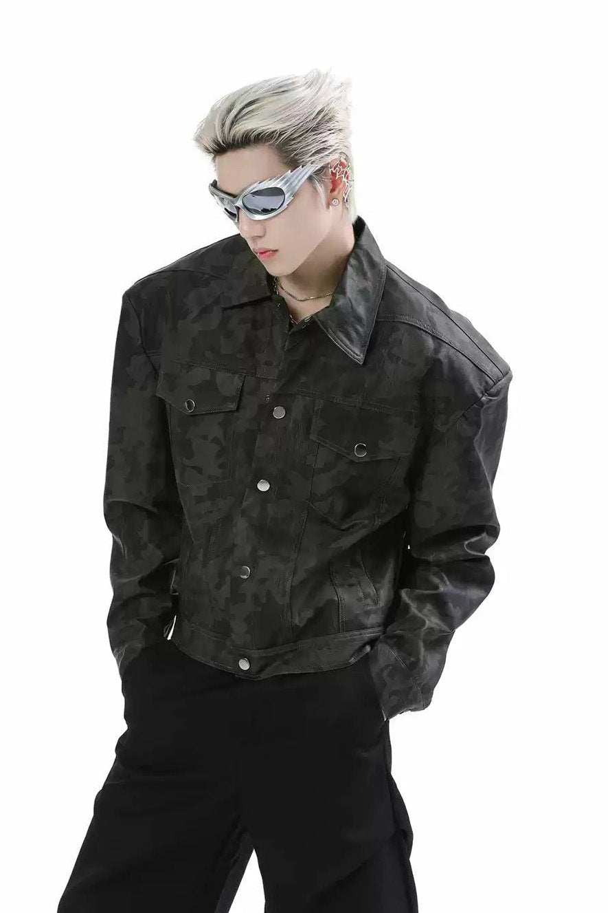 Breast Pocket Camouflage Jacket Korean Street Fashion Jacket By Turn Tide Shop Online at OH Vault