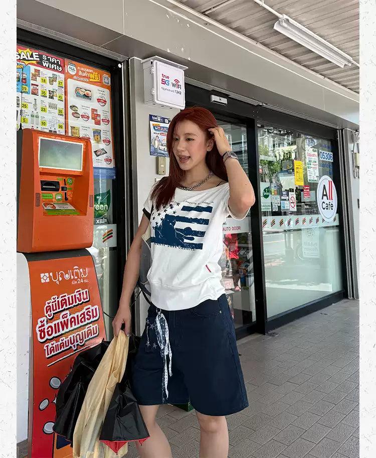 Coin Purse Details Shorts Korean Street Fashion Shorts By Made Extreme Shop Online at OH Vault
