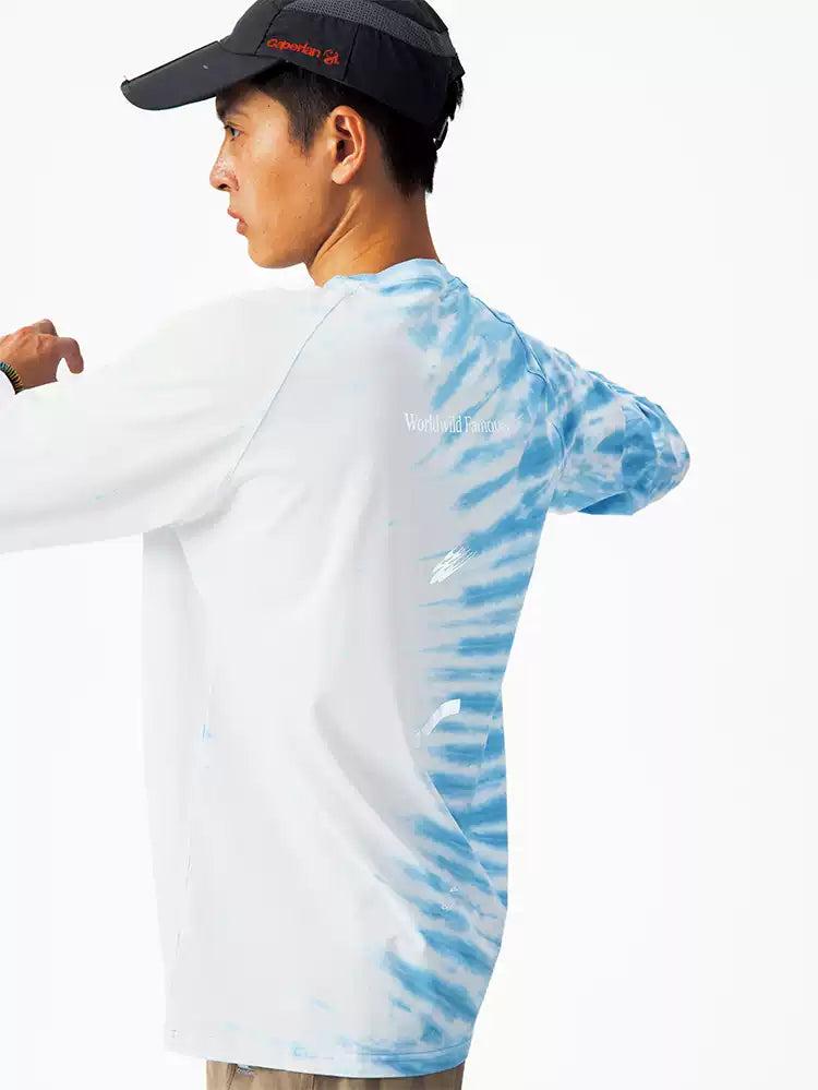 Tie Dye Effect Long Sleeve T-Shirt Korean Street Fashion T-Shirt By Crying Center Shop Online at OH Vault