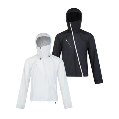 Diagonal Zip Hooded Nylon Jacket Korean Street Fashion Jacket By Made Extreme Shop Online at OH Vault