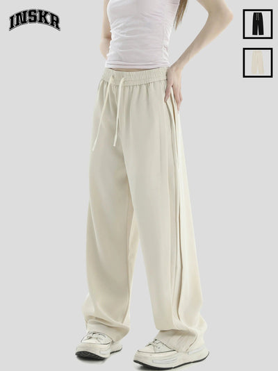 Casual Elastic Waist Sweatpants Korean Street Fashion Pants By INS Korea Shop Online at OH Vault
