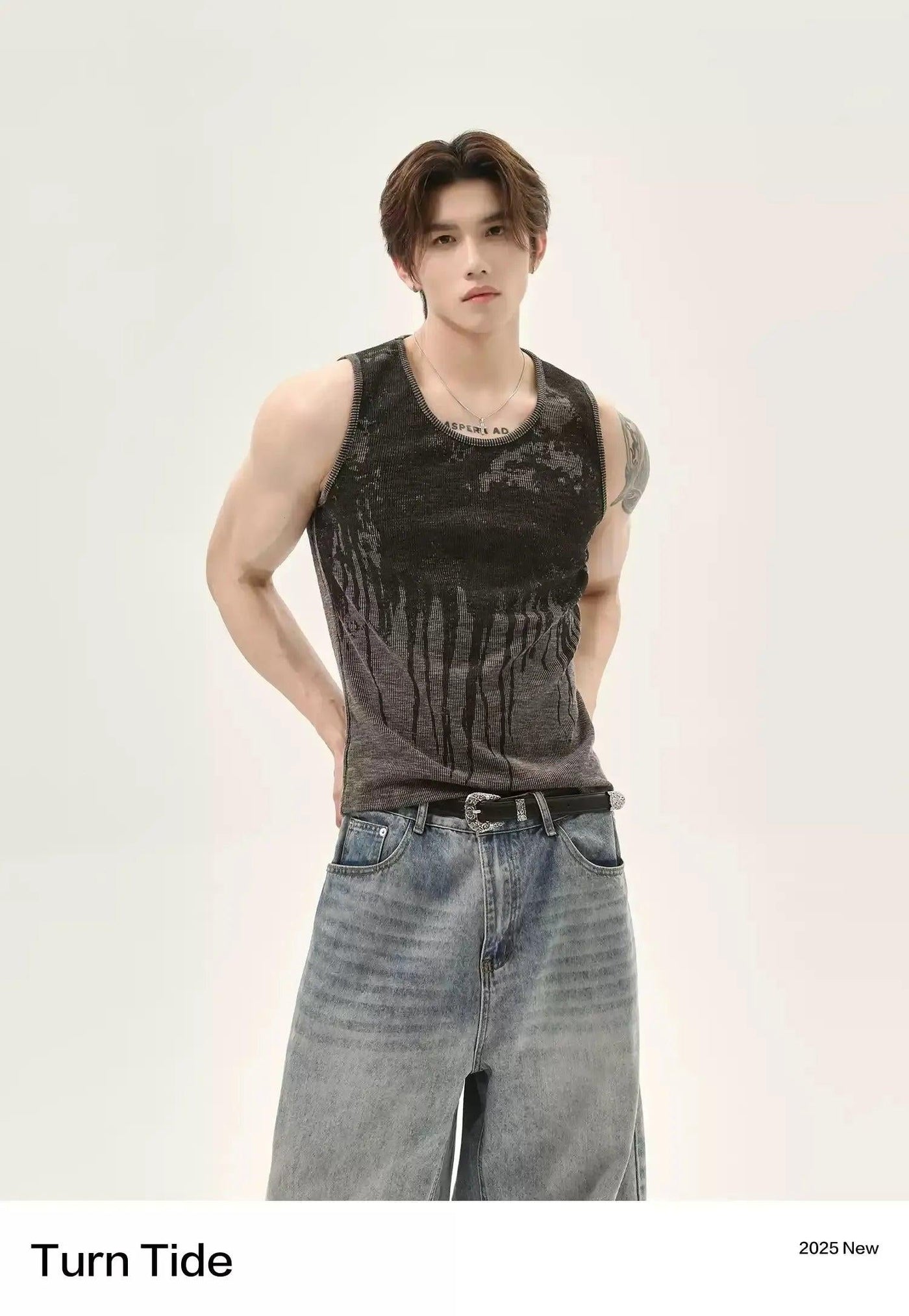 Gradient Washed Tank Top Korean Street Fashion Tank Top By Turn Tide Shop Online at OH Vault