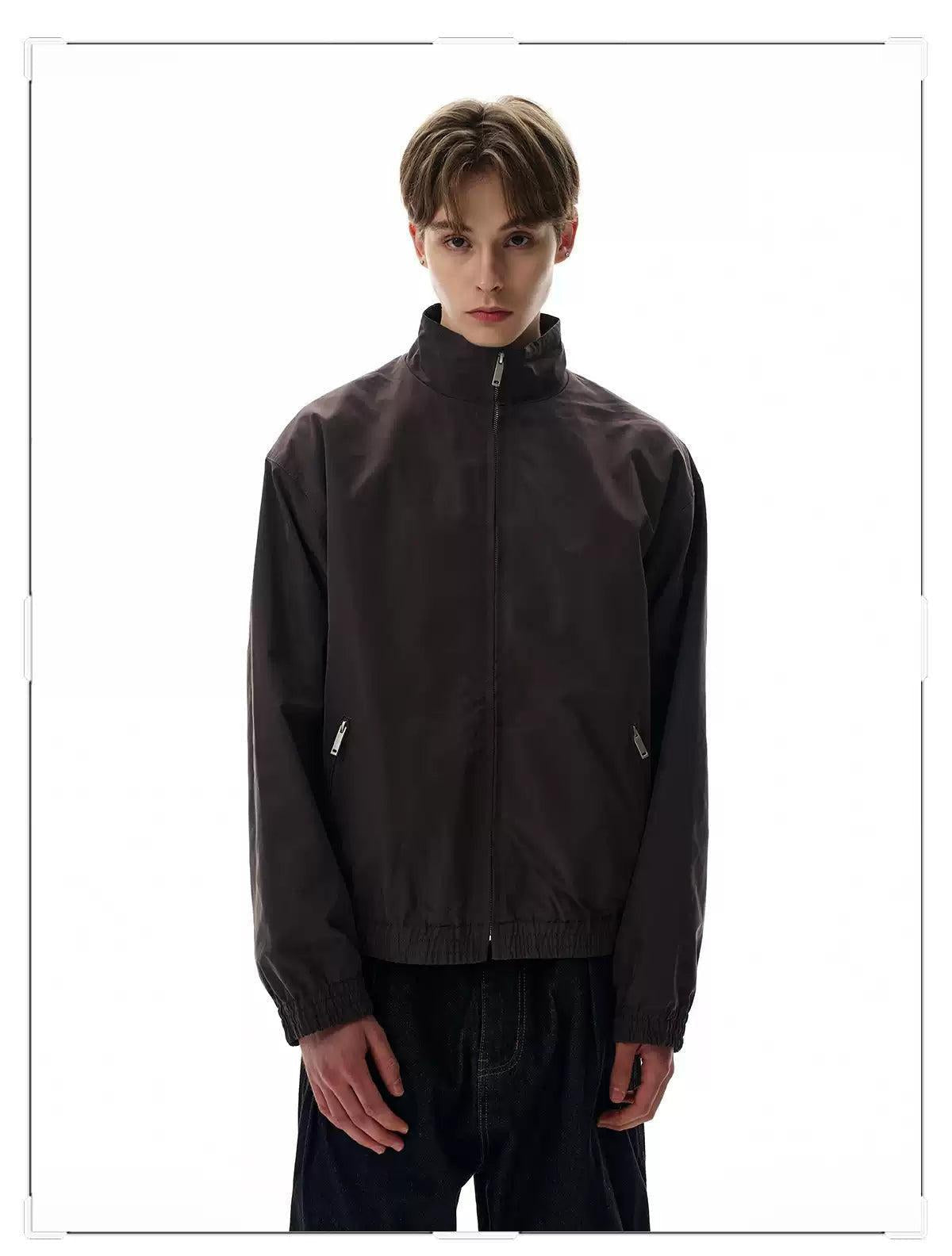 Zipped Pocket Ruched Hem Jacket