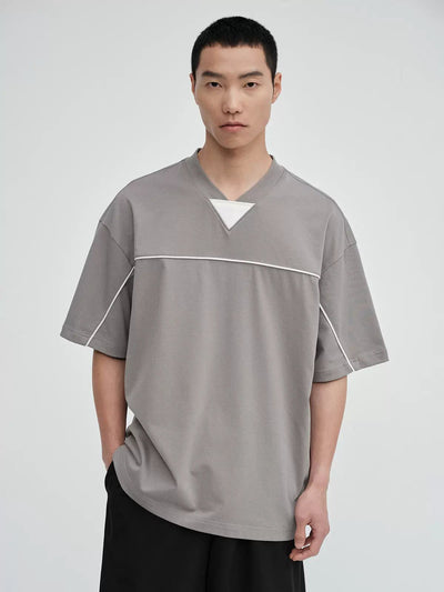 Minimal Line Regular Fit T-Shirt Korean Street Fashion T-Shirt By NANS Shop Online at OH Vault