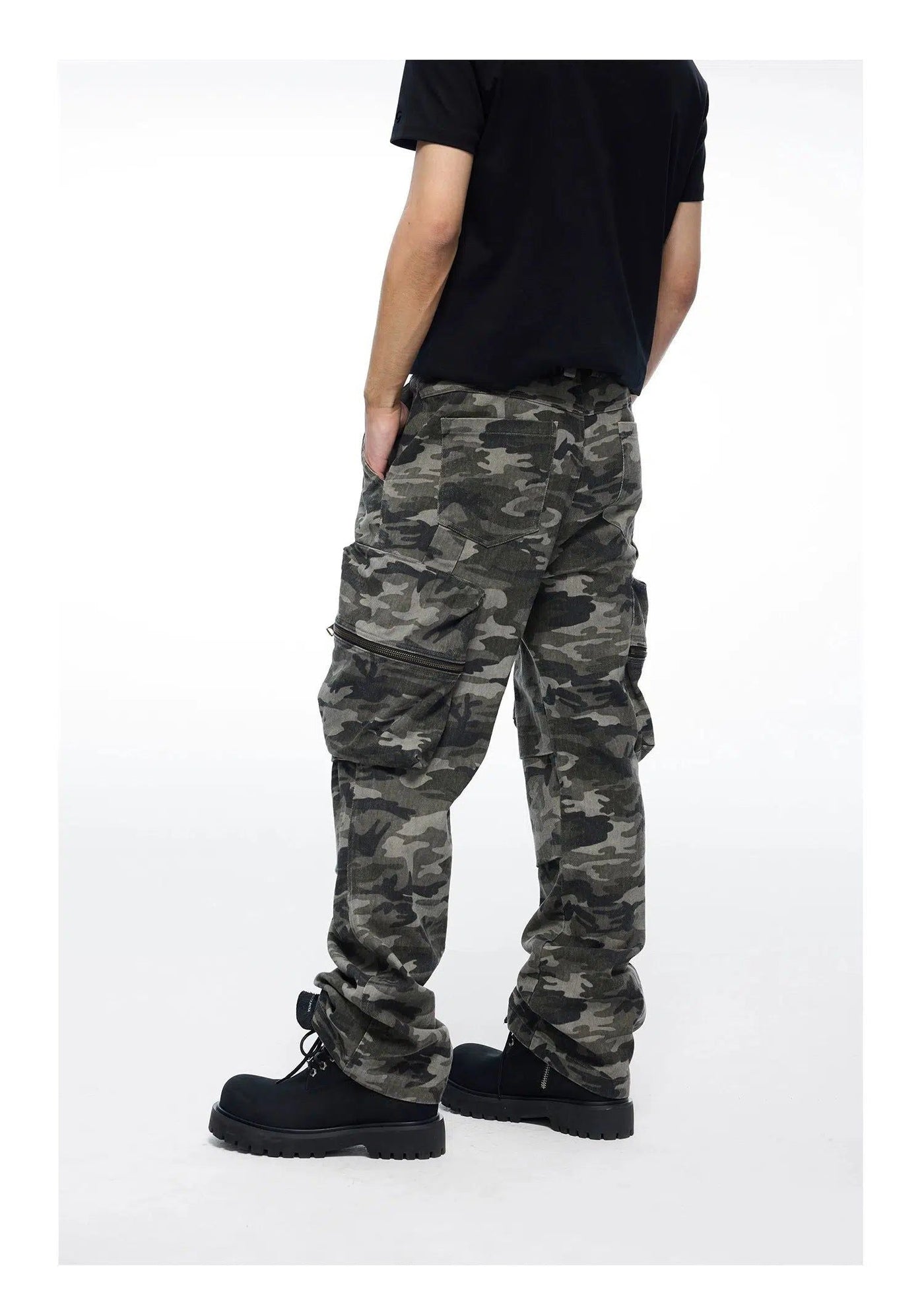 3D Pocket Camouflage Cargo Pants Korean Street Fashion Pants By Terra Incognita Shop Online at OH Vault