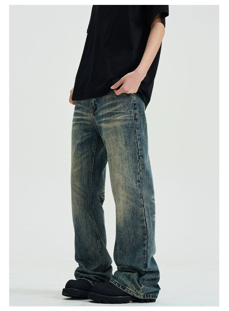 Distressed Cat Whisker Jeans Korean Street Fashion Jeans By A PUEE Shop Online at OH Vault