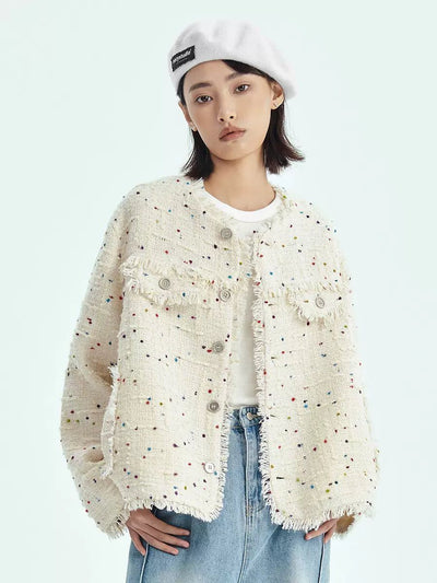 Colored Dots Parisian Jacket Korean Street Fashion Jacket By WORKSOUT Shop Online at OH Vault