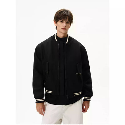 Contrast Lining Clean Fit Jacket Korean Street Fashion Jacket By MaxDstr Shop Online at OH Vault