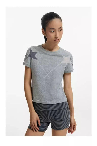Stars Contrast Print T-Shirt Korean Street Fashion T-Shirt By Conp Conp Shop Online at OH Vault