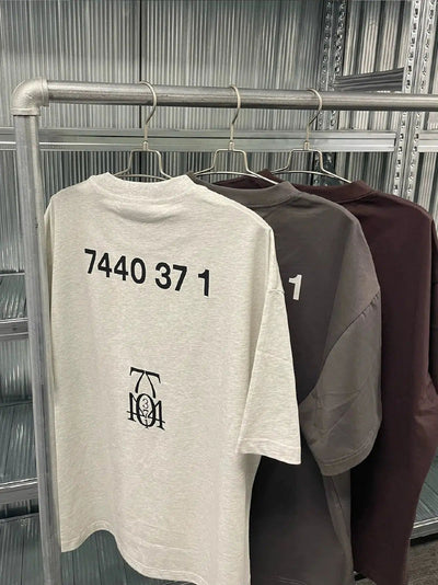 Classic Logo Printed T-Shirt Korean Street Fashion T-Shirt By 7440 37 1 Shop Online at OH Vault