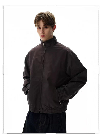 Zipped Pocket Ruched Hem Jacket