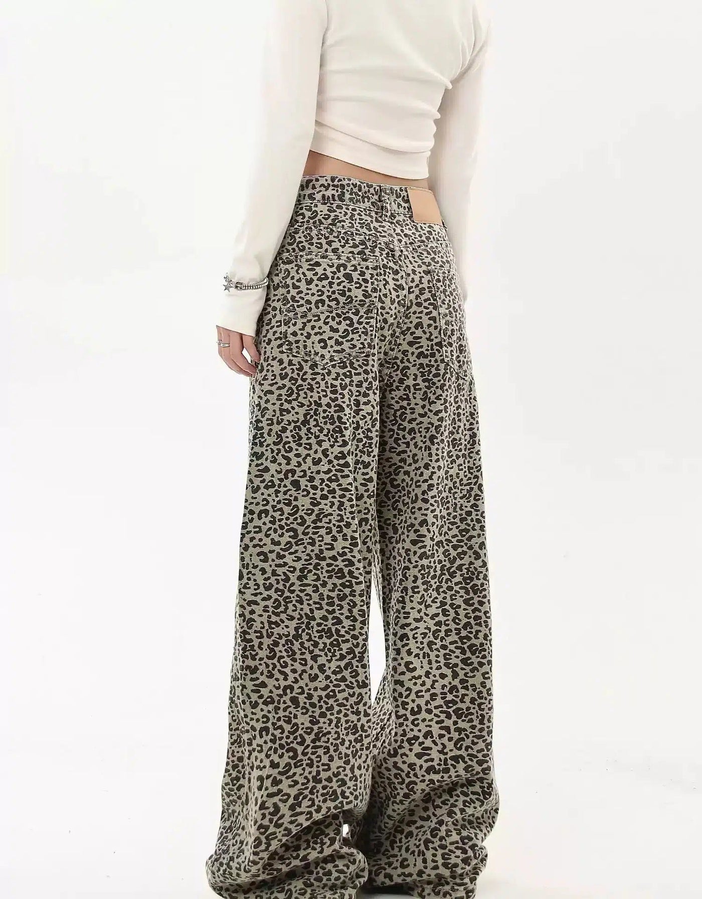 Washed Leopard Pattern Pants Korean Street Fashion Pants By Blacklists Shop Online at OH Vault