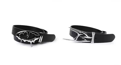 Futuristic Style Metal Belt Korean Street Fashion Belt By Turn Tide Shop Online at OH Vault