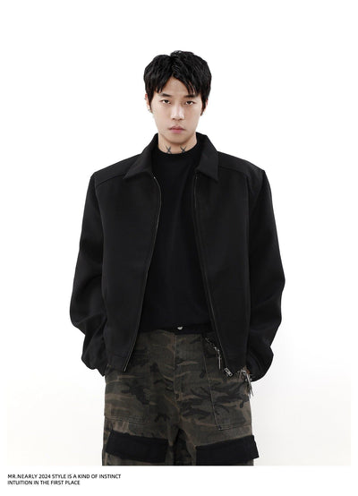 Wide Shoulder Pad Jacket Korean Street Fashion Jacket By Mr Nearly Shop Online at OH Vault