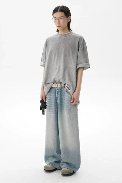 Oversized Washed T-Shirt Korean Street Fashion T-Shirt By Mason Prince Shop Online at OH Vault