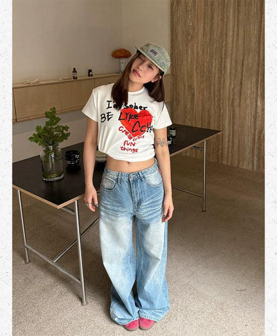 Whiskers Highlight Lines Jeans Korean Street Fashion Jeans By Made Extreme Shop Online at OH Vault