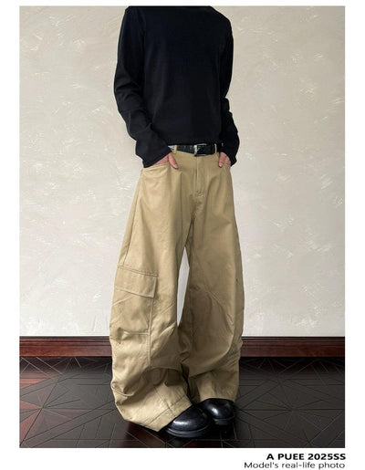 Big Pocket Wide Cut Cargo Pants