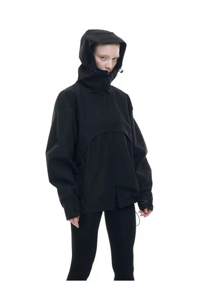 Functiona Hooded Windbreaker Jacket Korean Street Fashion Jacket By Argue Culture Shop Online at OH Vault
