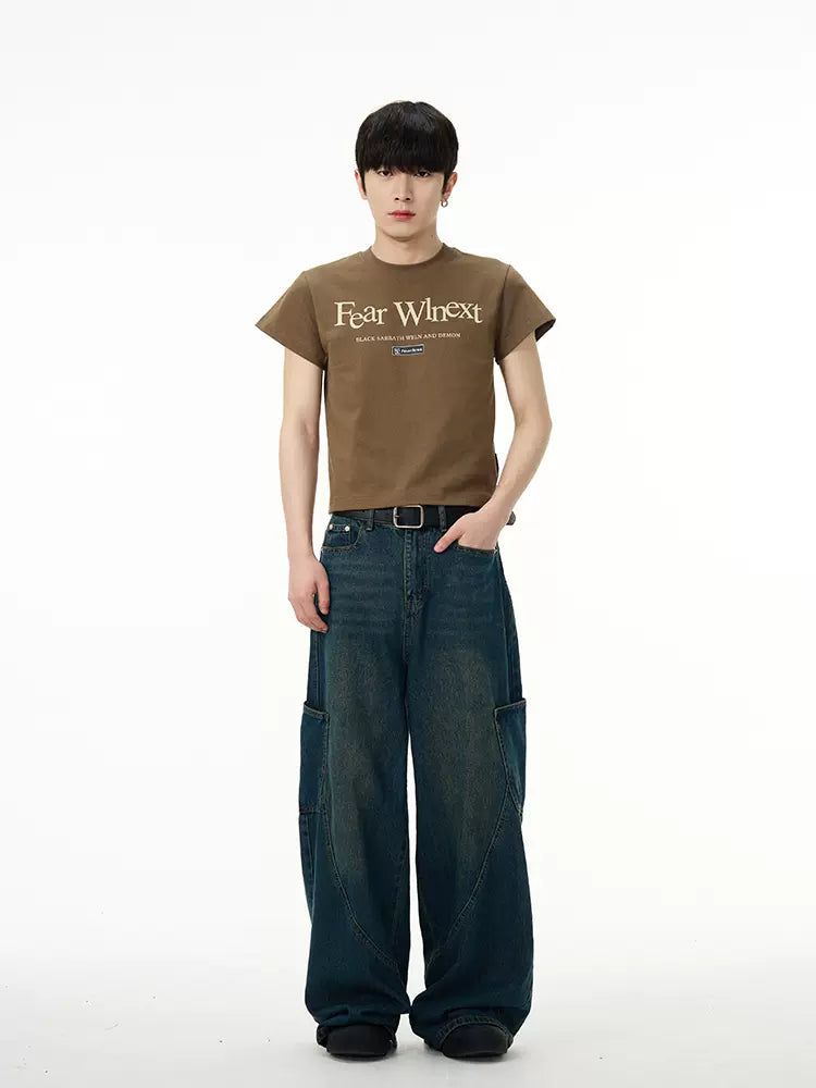 Comfty Cargo Style Jeans Korean Street Fashion Jeans By 77Flight Shop Online at OH Vault